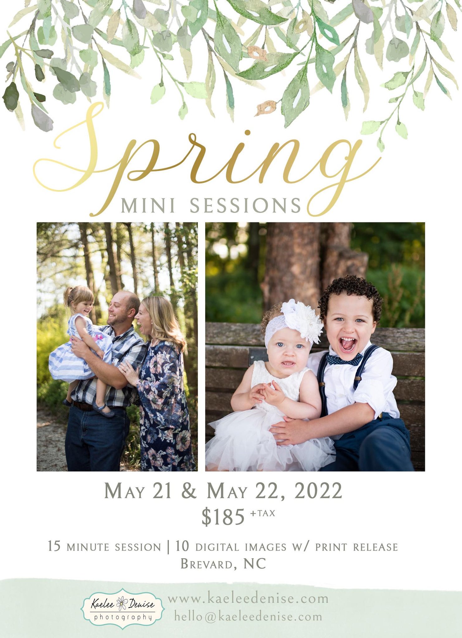 Spring Mini Sessions