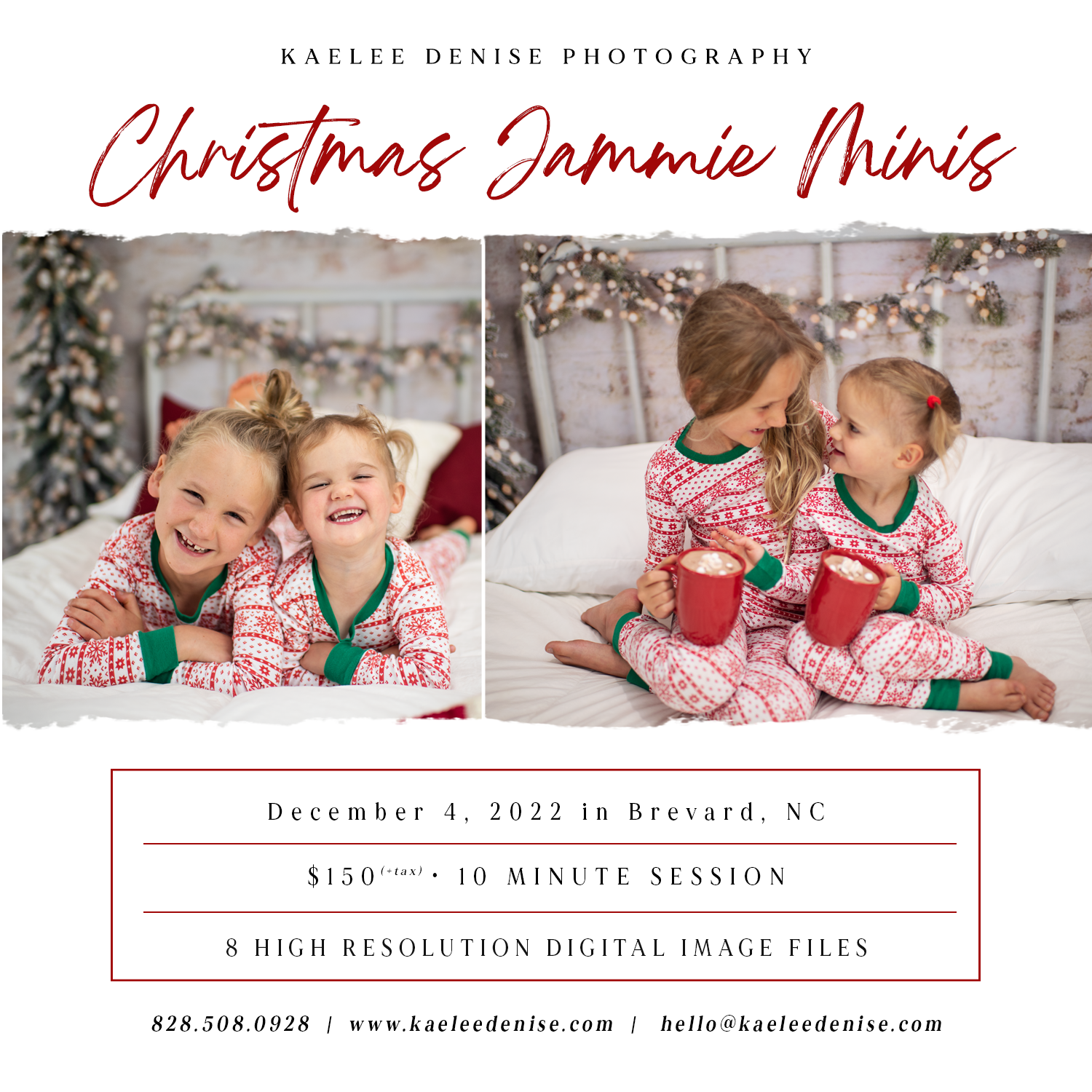 2022 Christmas PJ Mini Sessions